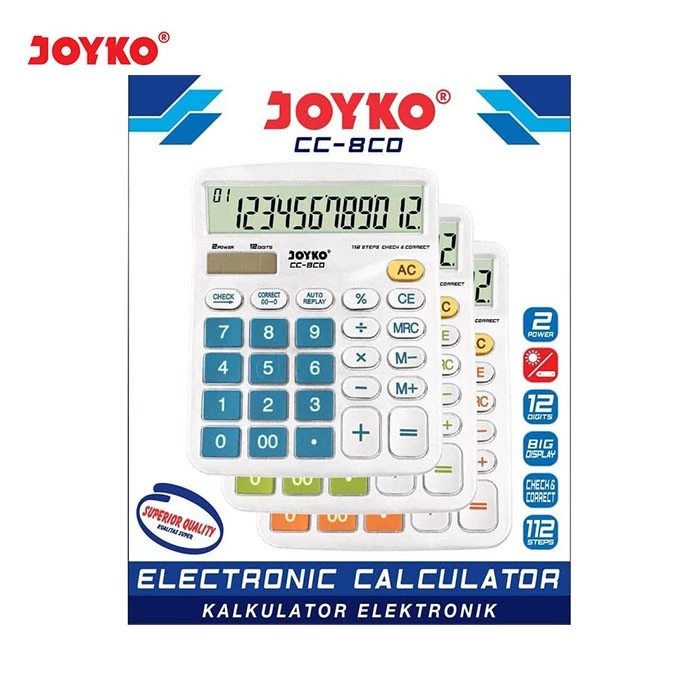 Kalkulator 12 Digit Joyko CC-8CO Check Correct