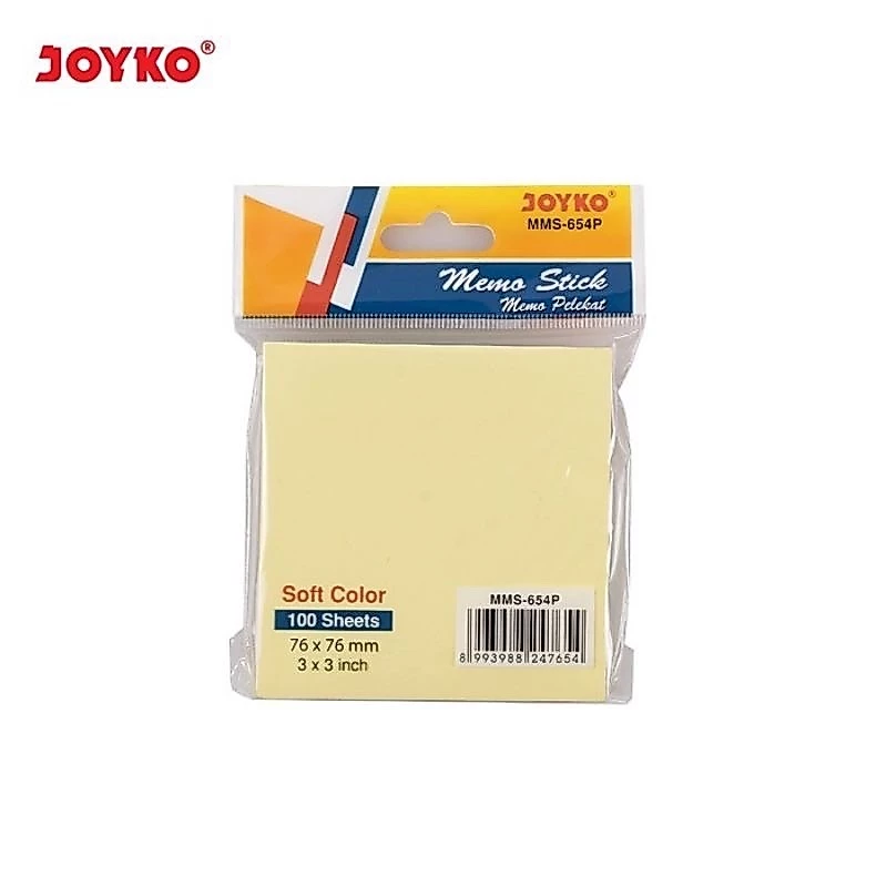 Memo stick sticky note Joyko MMS 654P kuning (1pad)