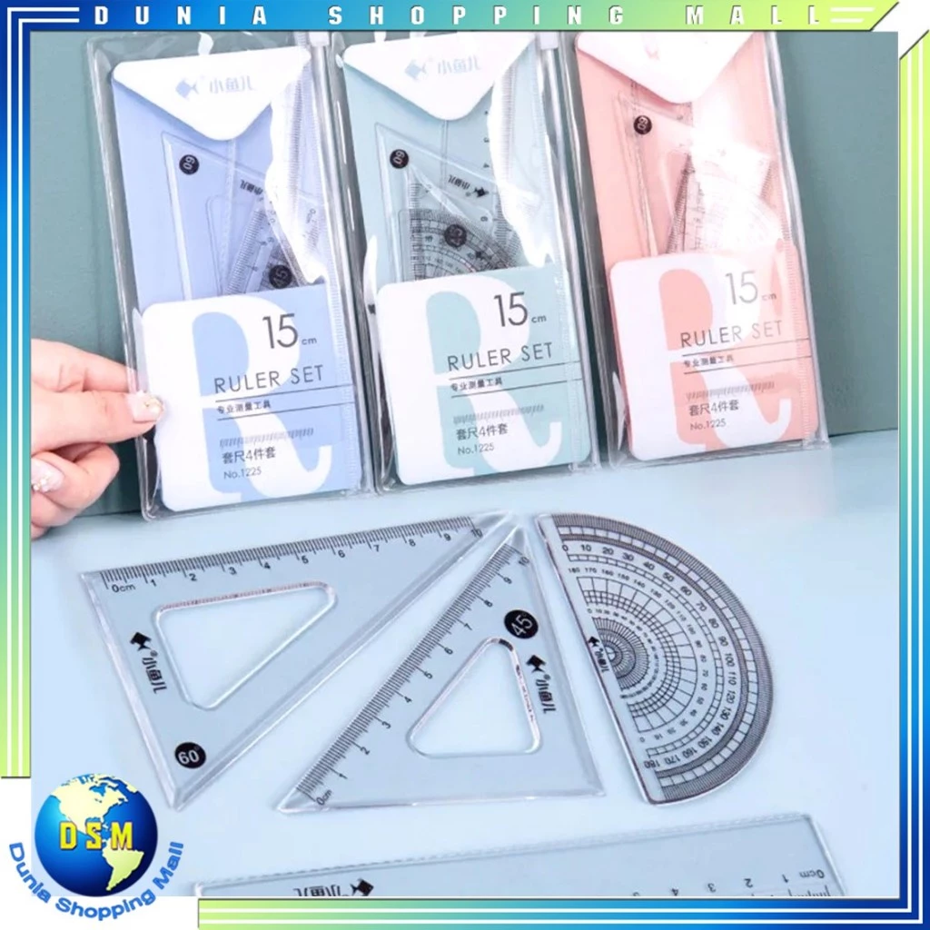 Minifish Ruler Set 15cm No.1225