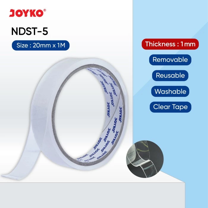 Nano Double Sided Tape Pita Perekat Dua Sisi Joyko NDST-5