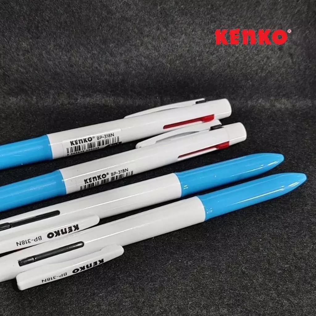 KENKO Ball Pen 3in1 BP-318N | Pulpen Kenko Tiga Warna