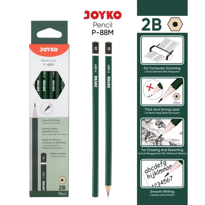 Pencil Pensil Joyko P-88M 2B