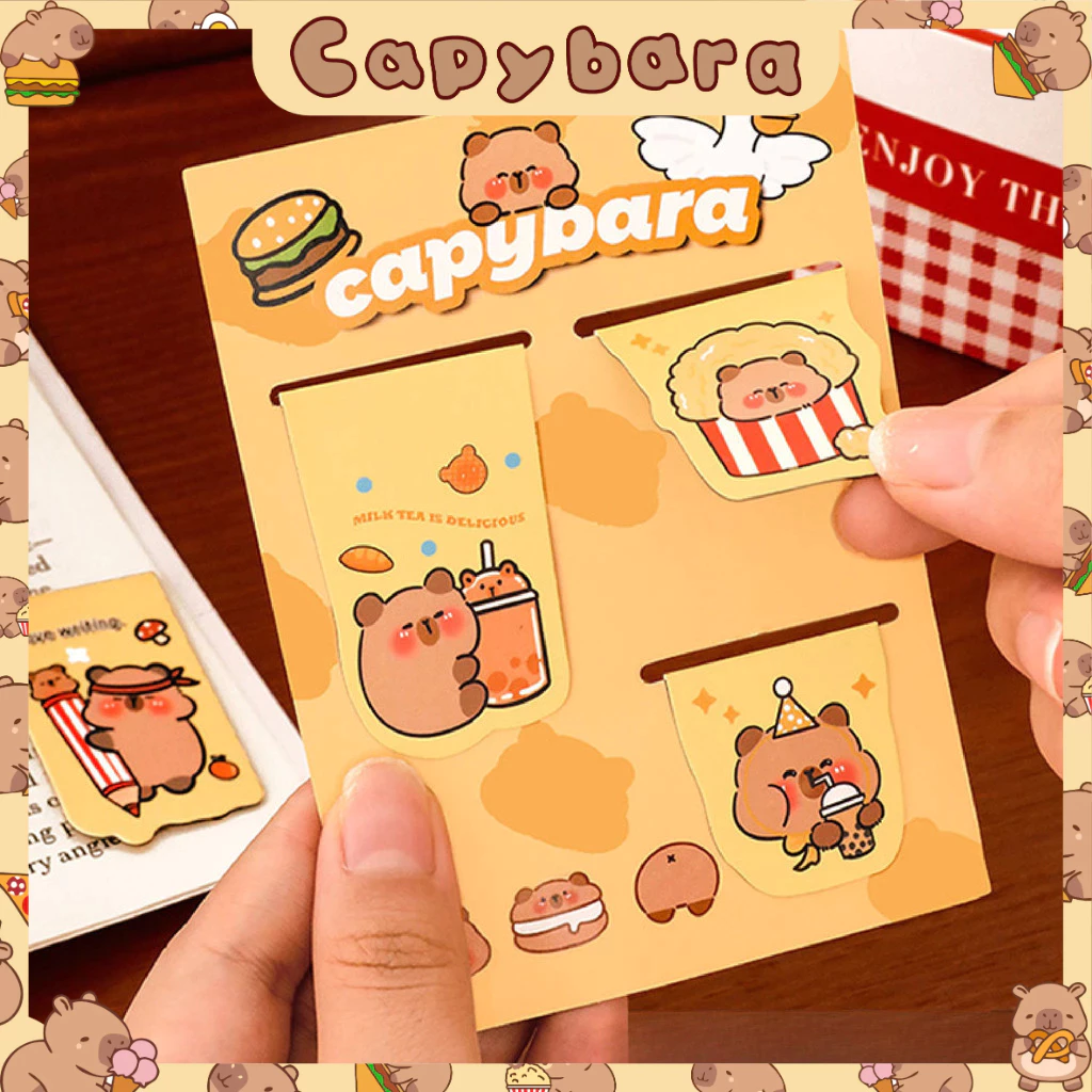Set Pembatas Buku Capybara