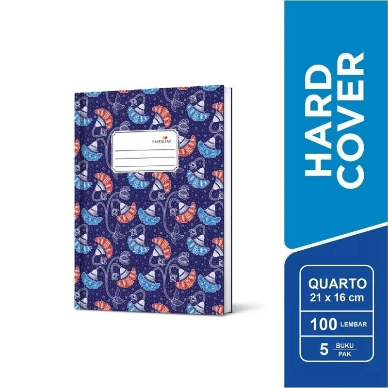 Buku HardCover Kwarto 100 Lembar Paperline
